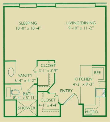 Natchez Trace Studio Apartment